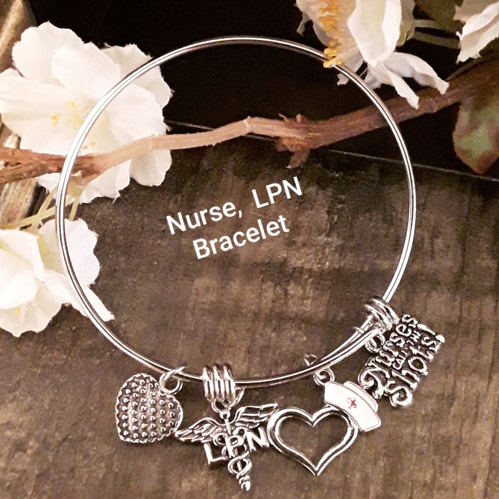NEW 316L LPN Expandable Charm Bracelet